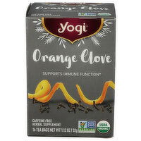 Yogitea Orange Clove Tea Bags - 0.07 Ounce - 16 Count
