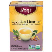 YOGITEA Licorice Egyptian - 0.079 Ounce - 16 Count
