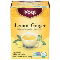 Yogitea Lemon Ginger - 0.079 Ounce - 16 Count