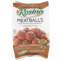Rosina Made With Beef, Pork And Chicken Homestyle Meatballs - 26 Ounce
