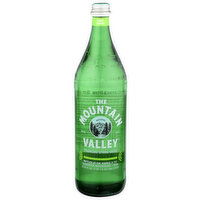 The Mountain Valley Spring Water Lime Twist Sparkling 1L Glass Flavored Bottled - 33.8 Fluid Ounce