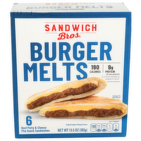 Sandwich Bros. Burger Melts - 2.25 Ounce - 6 Count