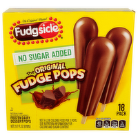 Fudgsicle The Original Fudge Pops Frozen Dairy Dessert - 1.65 Fluid Ounce - 18 Count
