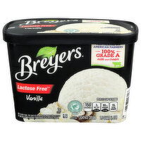 Breyers Ice Cream, Lactose Free, Light, Vanilla - 1.5 Quart