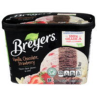 Breyers Vanilla Chocolate Strawberry Ice Cream - 1.5 Quart