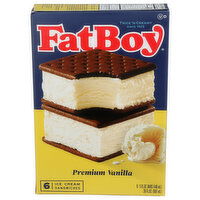 Jolly Llama Vanilla Fatboy Ice Cream Sandwich - 5 Fluid Ounce - 6 Count