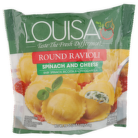 Louisa Spinach And Cheese Round Ravioli - 18 Ounce