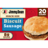 Jimmy Dean Snack Size Biscuit Breakfast Sandwiches With Sausage, Frozen - 34 Ounce