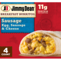 Jimmy Dean Frozen Sausage Breakfast Burritos - 4 Count