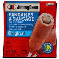 Jimmy Dean Pancakes & Sausage, Original - 2.5 Ounce - 12 Count