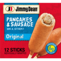 Jimmy Dean Original Pancakes & Sausage On a Stick - 2.5 Ounce - 12 Count