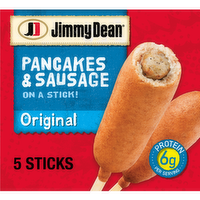 Jimmy Dean Pancakes & Sausage On a Stick, Frozen Breakfast - 5 Count