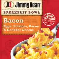 Jimmy Dean Breakfast Bowl, Bacon, Frozen, Bowl - 7 Ounce