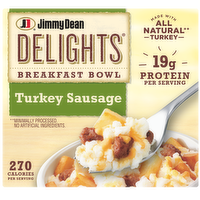 Jimmy Dean Delights Breakfast Bowl, Turkey Sausage, Frozen - 7 Ounce