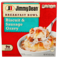 Jimmy Dean Breakfast Bowl Biscuit & Sausage Gravy - 9 Ounce