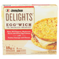 Jimmy Dean Delights Egg' Wich The Breadless Breakfast - 4.1 Ounce - 4 Count