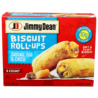 Jimmy Dean Sausage, Egg & Cheese Biscuit Roll★ups - 1.6 Ounce - 8 Count