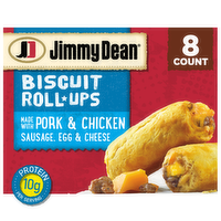 Jimmy Dean Biscuit Roll-Ups, Sausage, Frozen Breakfast - 8 Count