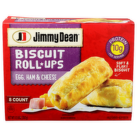 Jimmy Dean Egg, Ham & Cheese Biscuit Roll Ups - 1.6 Ounce - 8 Count