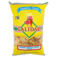Calidad Brand Round Tortilla Chips Nachos - 28 Ounce
