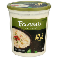 PANERA BREAD Homestyle Cuts Of Potatoes With Smoked Uncured Bacon In a Rich Cream Sauce Featuring This Packaged Soup Combines Select Seasonings Baked Potato Cup - 32 Ounce