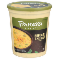 PANERA BREAD Chopped Broccoli And Shredded Carrots Simmered In a Velvety Smooth Cheese Sauce This Thick Soup Features With Select Seasonings Is Made No Artificial Preservatives, Sweeteners Or Flavors. Cheddar Cup - 32 Ounce