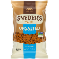 Snyder's of Hanover Unsalted Pretzels - 12 Ounce