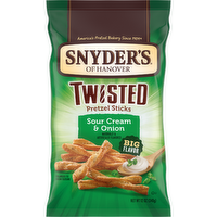 Snyder's of Hanover Sour Cream And Onion Twisted Pretzel Sticks - 12 Ounce
