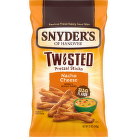 Snyder's of Hanover Nacho Cheese Twisted Pretzel Sticks - 12 Ounce