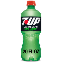 7UP Zero Sugar Lime Lemon Soda - 20 Fluid Ounce