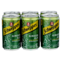 Schweppes Ginger Ale - 7.5 Fluid Ounce - 6 Count