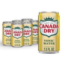 Canada Dry Tonic Water Mini - 1.25 Fluid Ounce - 6 Count