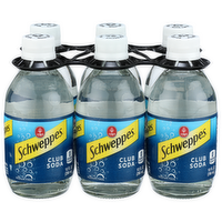 Schweppes Club Soda - 10 Fluid Ounce - 6 Count
