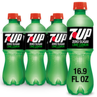 7UP Zero Sugar Lime Lemon Soda - 0.083 Liter - 6 Count