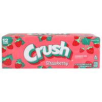 Crush Strawberry Soda - 12 Fluid Ounce - 12 Count