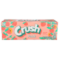 Crush Peach Soda - 12 Fluid Ounce - 12 Count