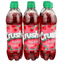 Crush Strawberry Soda - 16.9 Fluid Ounce - 6 Count