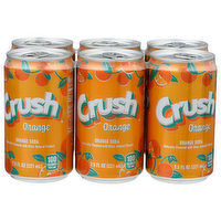 Crush Soda Orange - 7.5 Fluid Ounce - 6 Count