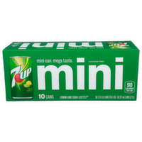 7 Up Lemon Lime Mini - 7.5 Fluid Ounce - 10 Count
