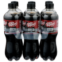 Dr Pepper Zero Sugar - 16.9 Fluid Ounce - 6 Count
