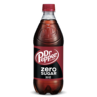 Dr Pepper Zero Sugar Soda - 20 Fluid Ounce