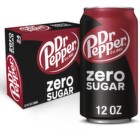 Dr Pepper Zero Sugar Soda - 0.5 Fluid Ounce - 24 Count