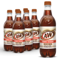 A&W Zero Sugar Root Beer Soda - 0.083 Liter - 6 Count