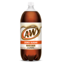 A&W Zero Sugar Root Beer Soda - 2 Liter