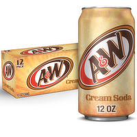 A&W Cream Soda - 12 Fluid Ounce