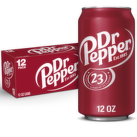 Dr Pepper Soda - 12 Fluid Ounce