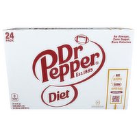 Dr Pepper Diet - 12 Fluid Ounce - 24 Count