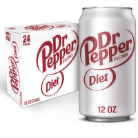 Dr Pepper Diet Soda - 0.5 Fluid Ounce - 24 Count
