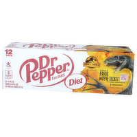 Dr Pepper Diet Soda - 12 Fluid Ounce - 12 Count