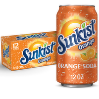 Sunkist Orange Soda - 12 Fluid Ounce